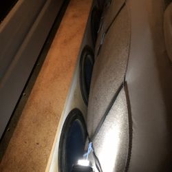 3  12” 8 Ohms Subwoofers 