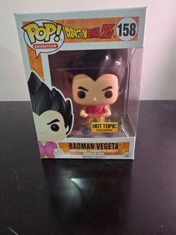 Funko Pop! Animation Dragon Ball Z Badman Vegeta Hot Topic Exclusive #158