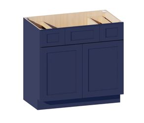 navy color  Bathroom vanity  Cabinet  36"  New Box- Ready To Assemble