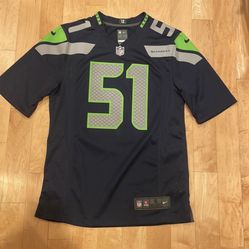 Men's Seattle Seahawks Irvin Nike  Navy Game Jersey