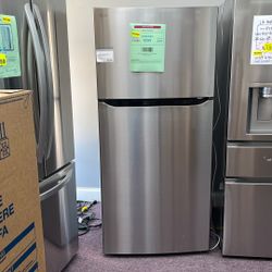 Refrigerator Stainless Steel 30” In New Open Box 