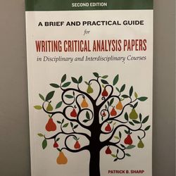 A brief Practical Guide For Writing Critical Analysis Papers 
