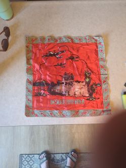 WW2 US Desert Training Center Area Pillow Case
