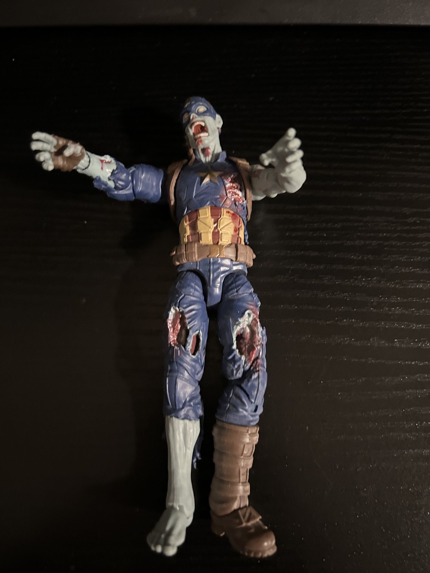 Zombie Captain America Comes With Shield 