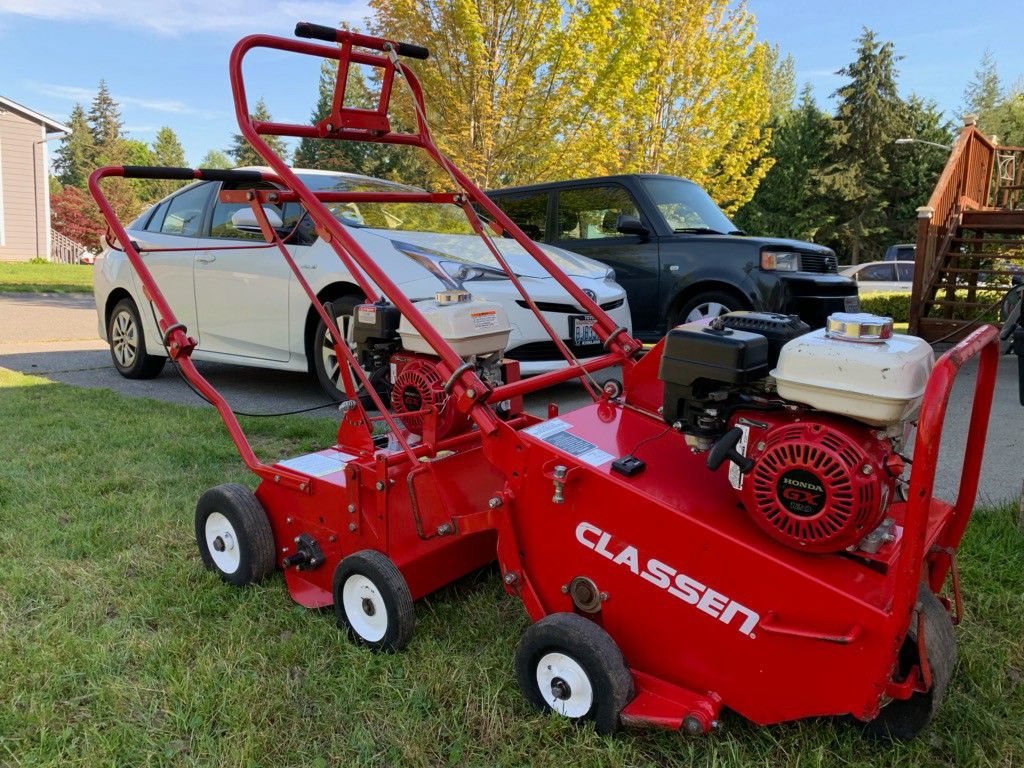 Classen CA18H 18 inch 118cc Compact lawn Aerator (Honda) TR 20 Walk