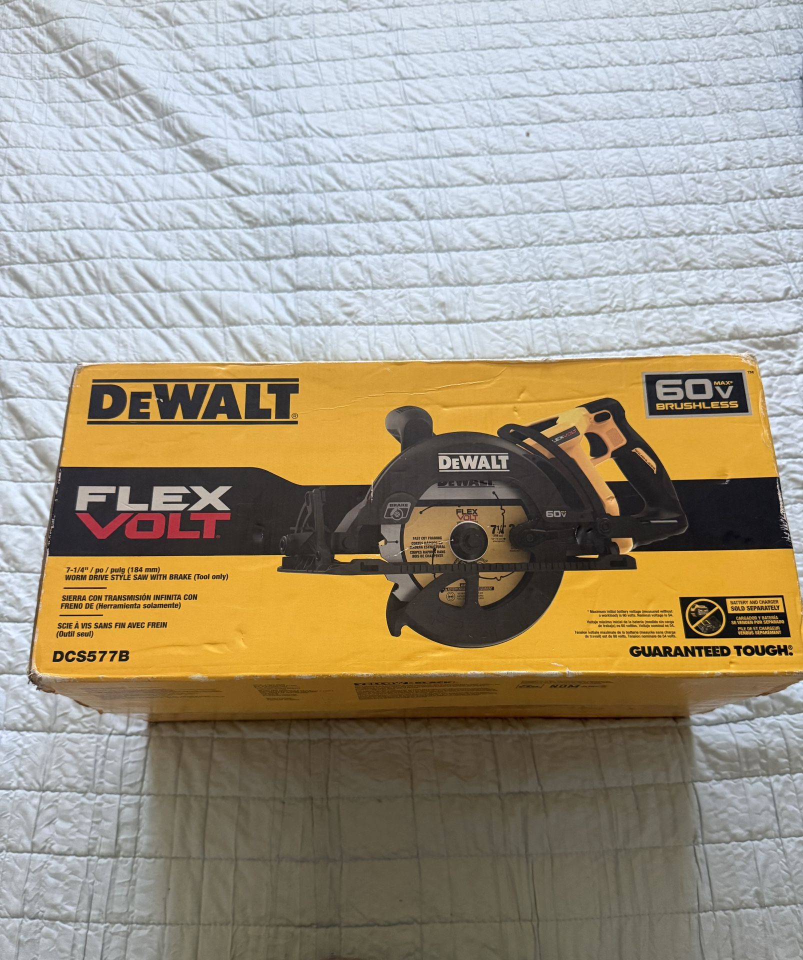 DEWALT FLEXVOLT 60V MAX Cordless Brushless 7-1/4 in. Circular Saw with Brake (Tool Only)