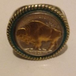Buffalo Nickel Ring