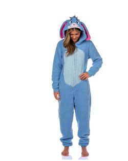 Disney Winnie The Pooh Adult Eeyore Sherpa Cosplay Costume