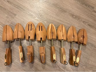 4 Pairs of XL Adjustable Ceder Shoe Trees Rochester Shoe Tree and Lands End
