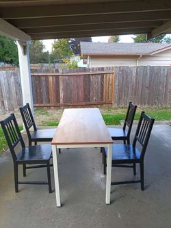 Dining table with 4 chairs