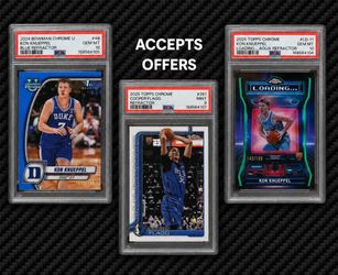Kon Knueppel & Cooper Flagg PSA graded good rookies