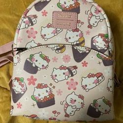 Loungefly Hello Kitty Sushi Mini Backpack