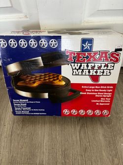 Texas waffle maker new $25