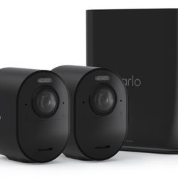 Arlo Ultra 2 Spotlight Camera 4K HDR (2 Cameras + Hub)