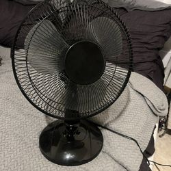 Black Table Fan