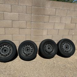 4x100mm Bolt Pattern Rims , Tire Size 195/70r14