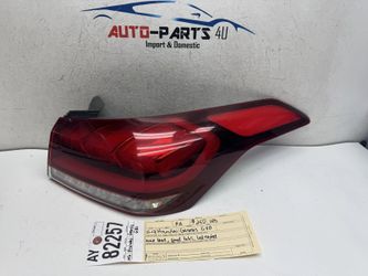 2015 - 2016 - 2017 HYUNDAI GENESIS G80 RIGHT PASSENGER LED TAIL LIGHT OEM AY82257