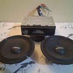 Pioneer Car Stereo PRVA Speakers 6 1/2 Wide 2 1/2 Depth