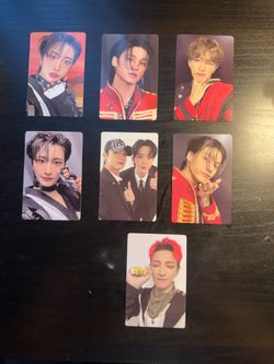 Ateez photo cards