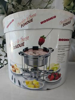 Roshco chocolate & cheese fondue