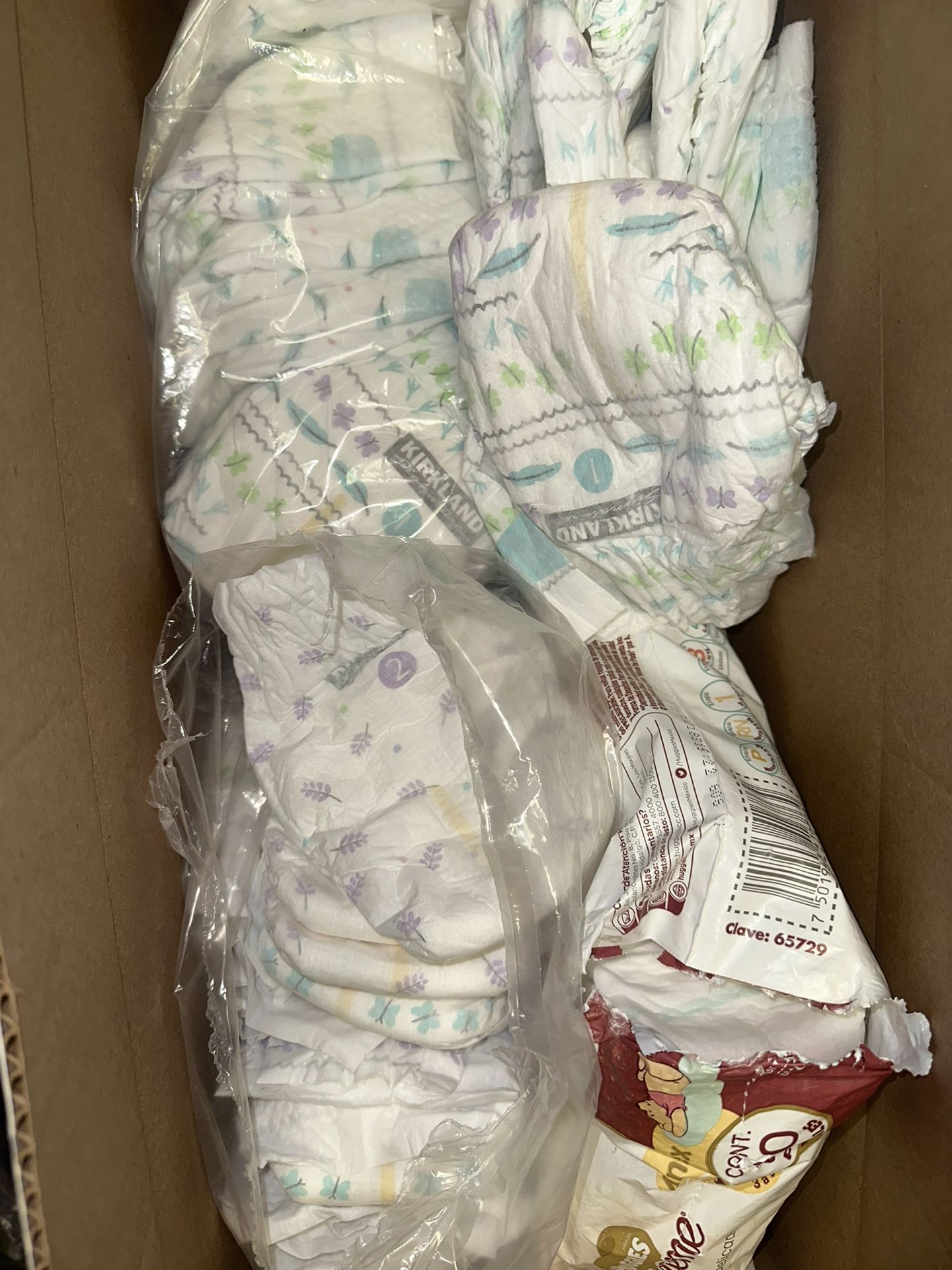 Costco Kirkland Diapers & One Pack Of Huggies