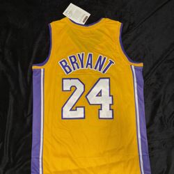Lakers Kobe 24 Yellow Jersey 
