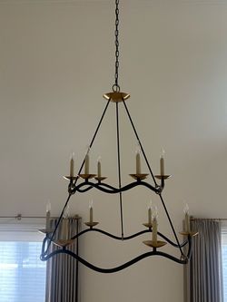 Choros Two-Tier Chandelier (Item S5041) from the Signature Collection by Visual Comfort & Co.