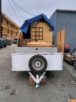 Utility Trailer, tiny home project couldn't finish. As is no low ballers serious inquiries only.