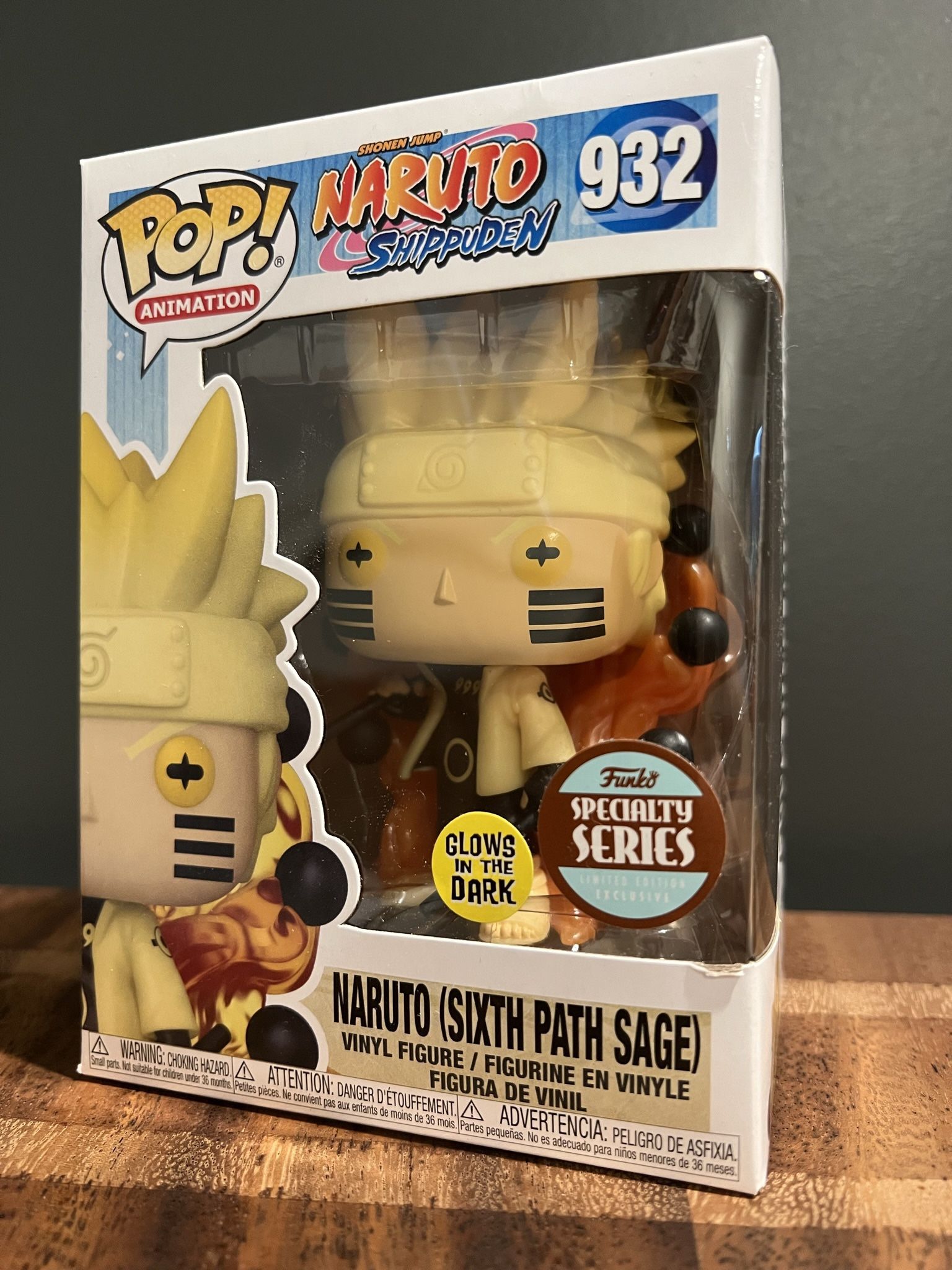 Funko POP! Naruto 932 Sixth Path Sage: Specialty Series Glow In The Dark