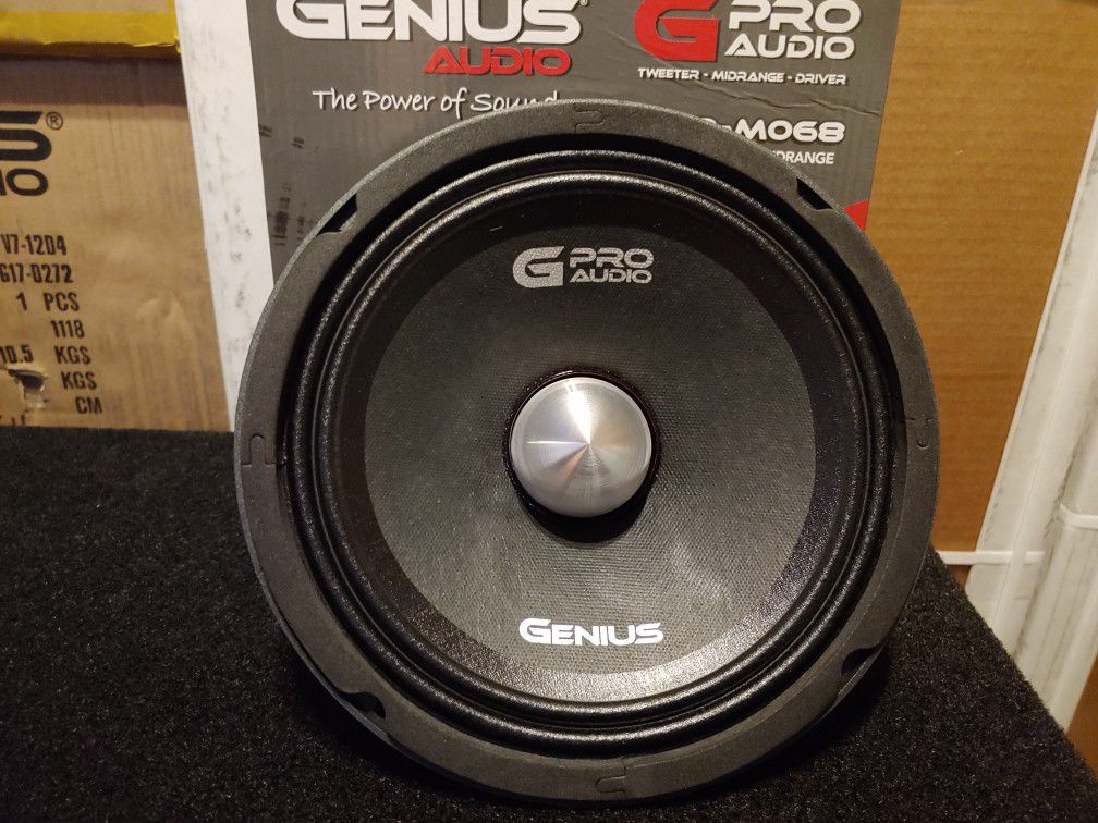 New 8" Genius Audio Neodymium Pro Midrange Speaker $125 Each