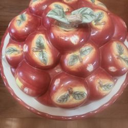 Plate Safe with Ceramic Lid (plato hondo con tapa de cerámica Pfaltzgraff Delicious