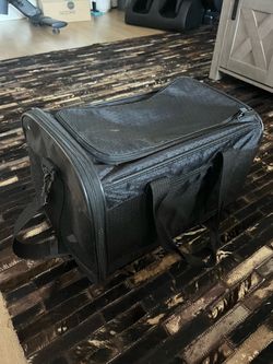 Black Soft-Sided Pet Carrier Bag