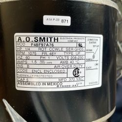 One new condensing motor . The Other Two Are  in good condition