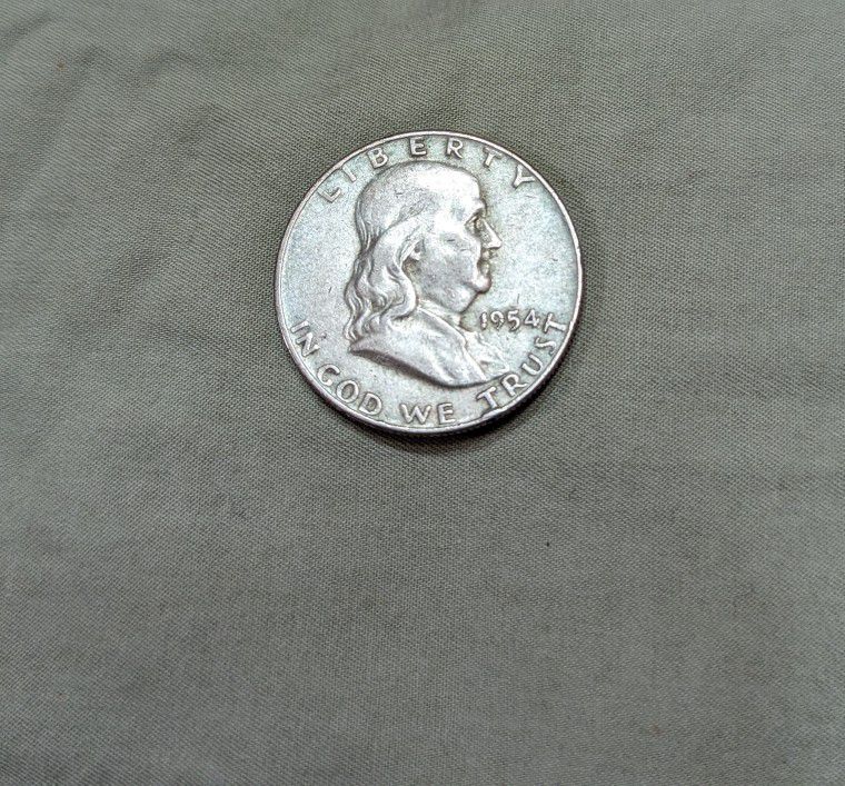 1954 Franklin Half Dollar 