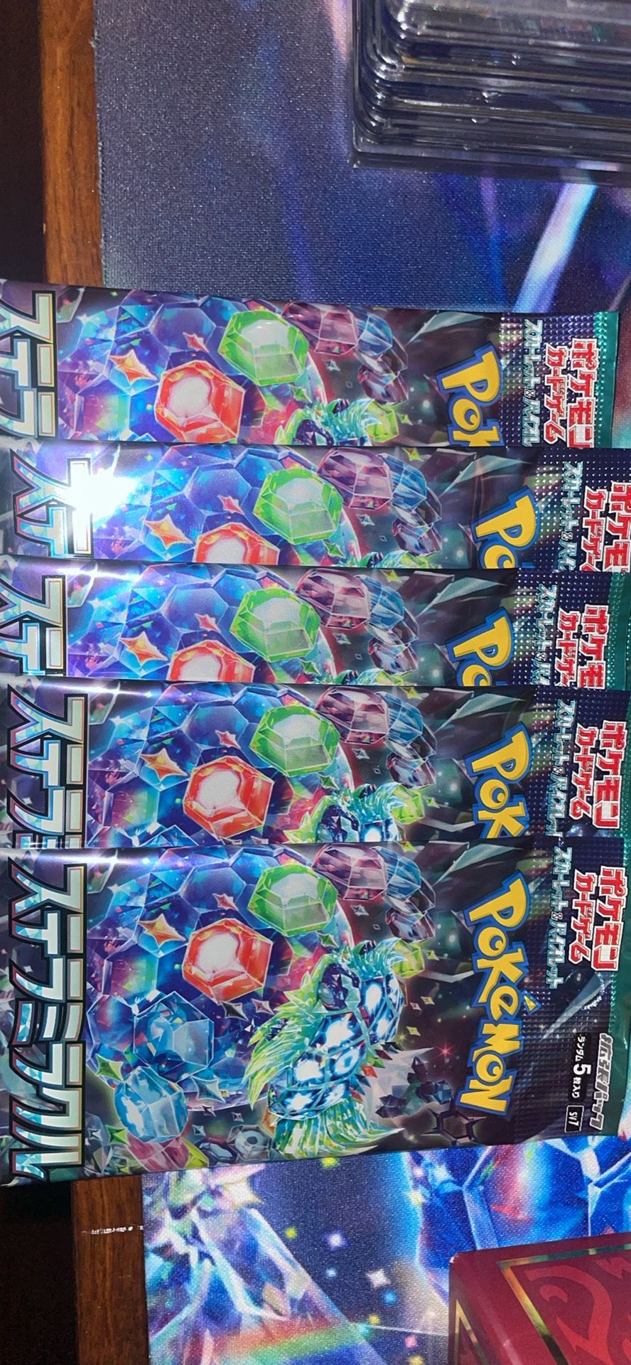 5 Packs Of Stellar Miracle Pokemon 