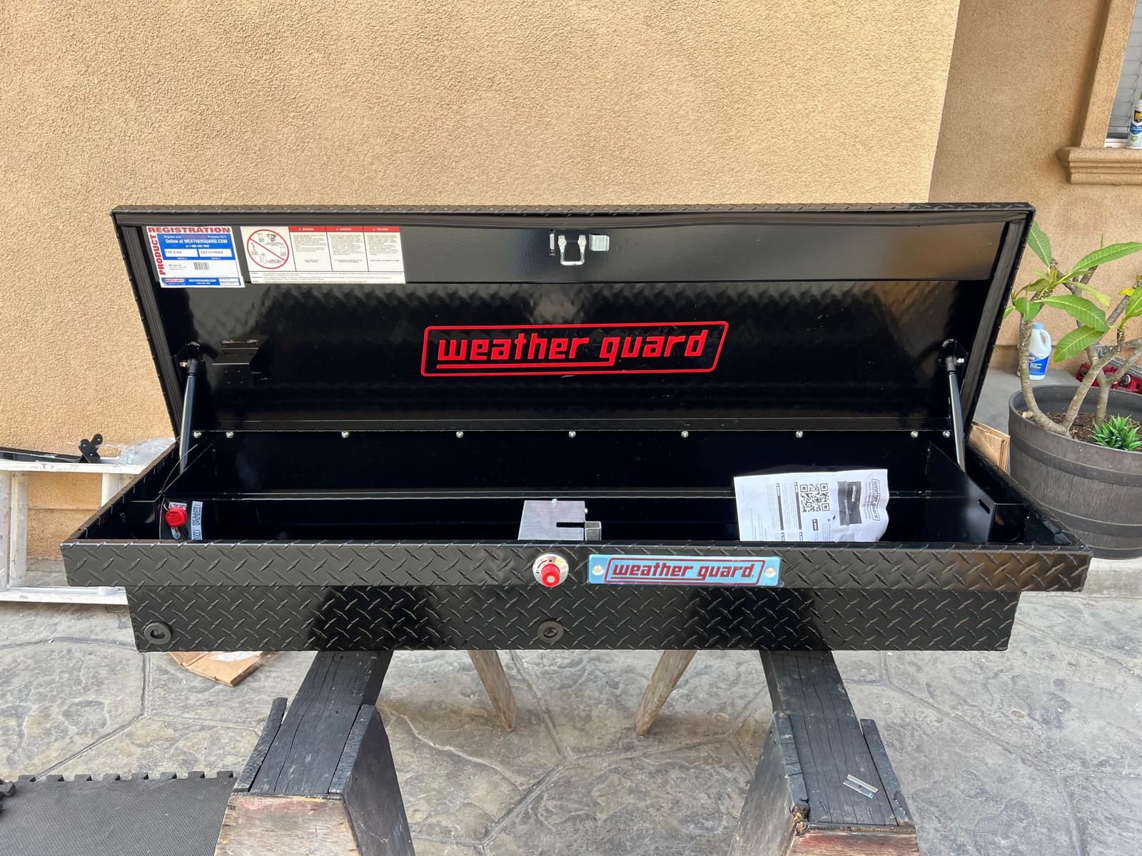 New Weather Guard Side Bed Tool Box Fits Any Truck