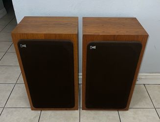 RSL 3600 Studio Monitors Home Theater Floor Speakers Volume Control Rare