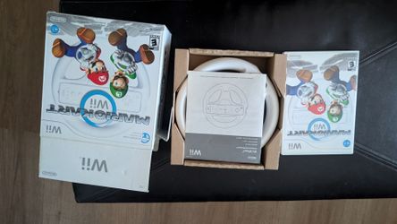 Mario kart wii with wheel