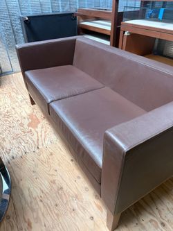 Authentic Ferragamo couch 🛋️ sofa seater brown leather
