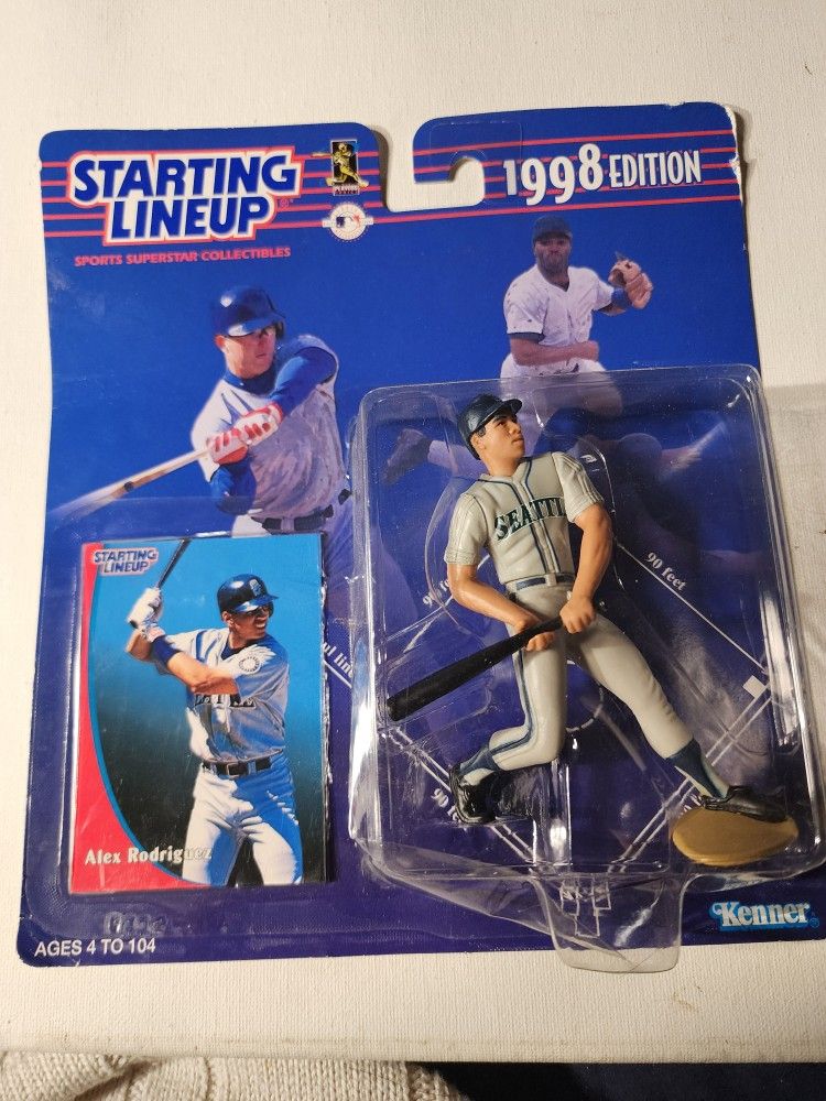 Starting Lineup 1998 Edition Alex Rodriguez Action Figure