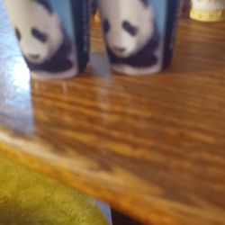 Two Collectors San Diego Zoo Panda Bear Shot Glass Set