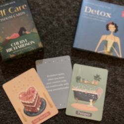 Self Care Wisdom Cards And Derik Cleanse And Purify Book