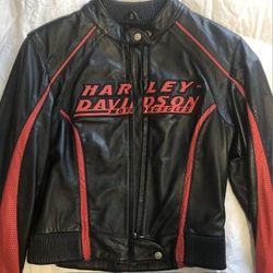 Woman's Harley leather Riding Jacket