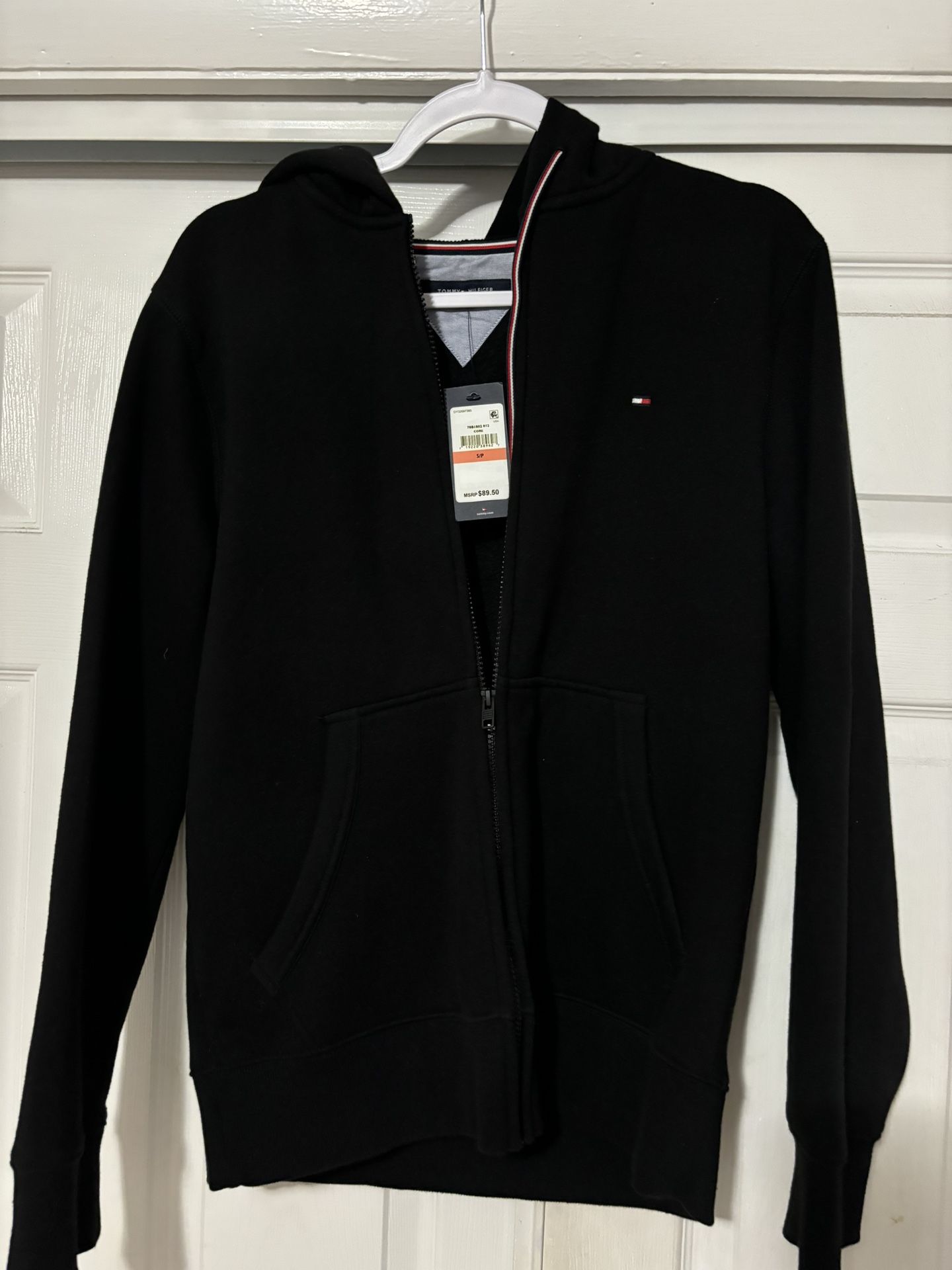 Tommy Hilfiger Men Zip Up Hoodie Size Small