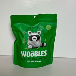 Woobles Crochet Kit Scooter The Raccoon Brand New