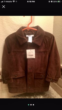 Suede Coat / Unused