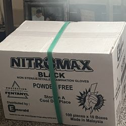 Nitromax Black Size Xl 1000 Gloves 