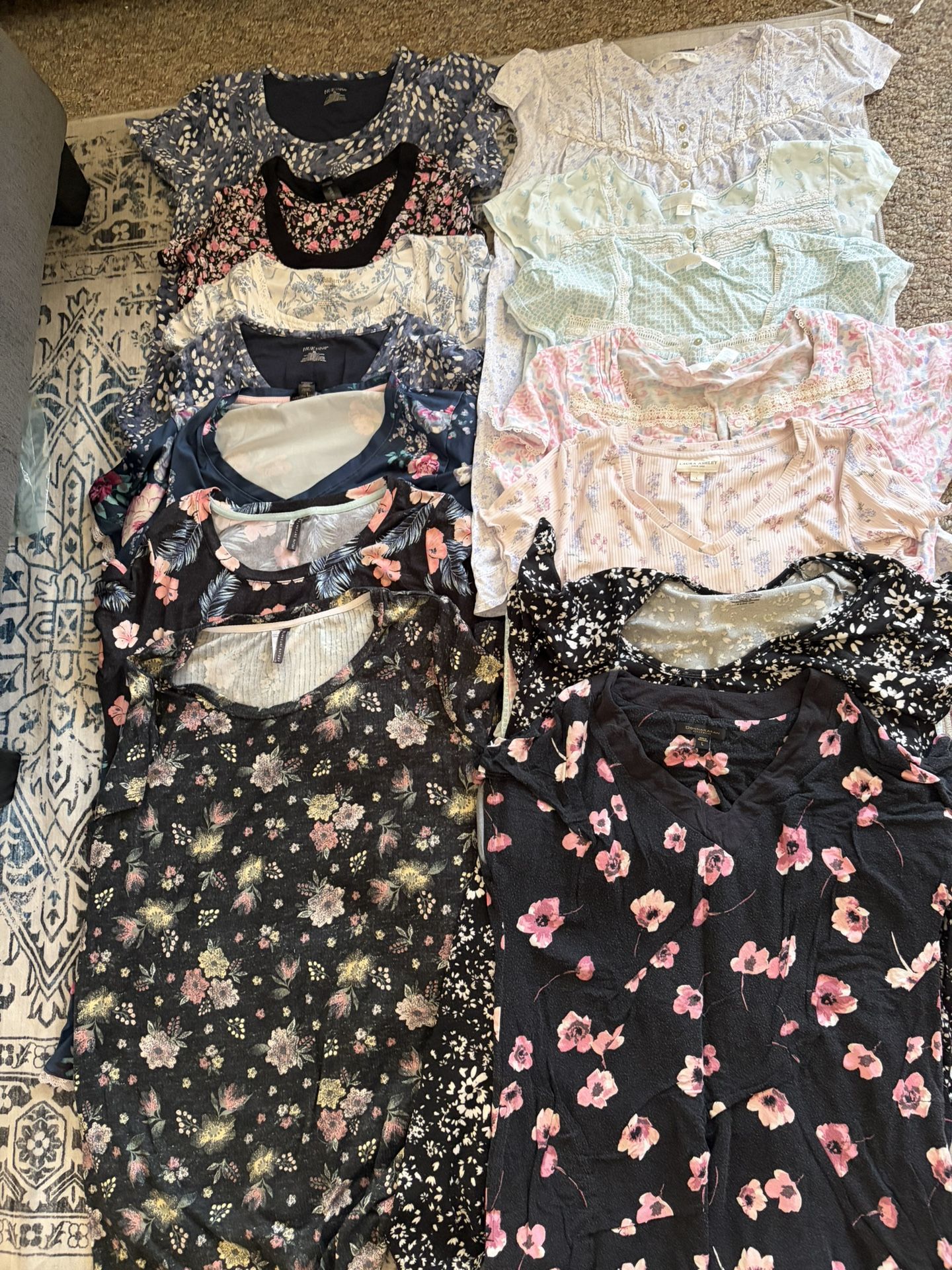 Women’s Moomoo Pajamas / Nightgowns – Large & XL/1X Lot