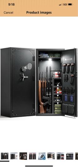 KAER Large Gun Safe with Biometric Lock