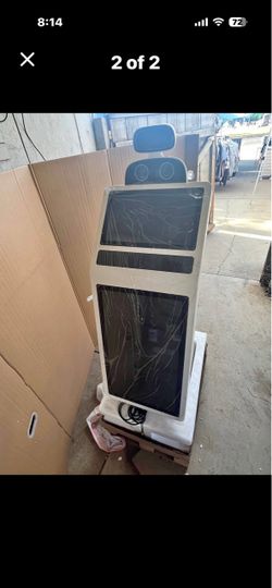 Service Robot with Dual Touchscreens – Broken
